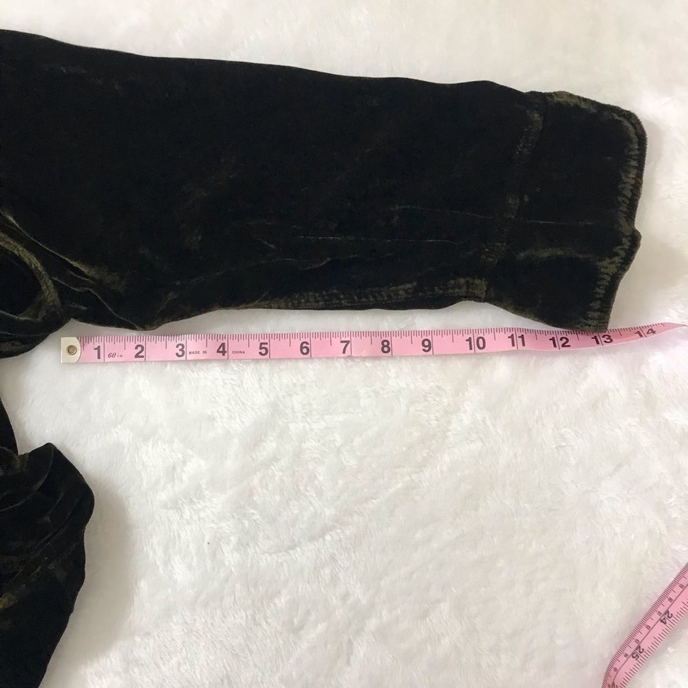 Cut Loose Velvet Blazer in Deep Olive - Picture 11 of 11